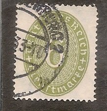 Germany  Scott  O66     Used