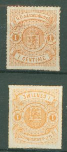 Luxembourg #17-18 Unused