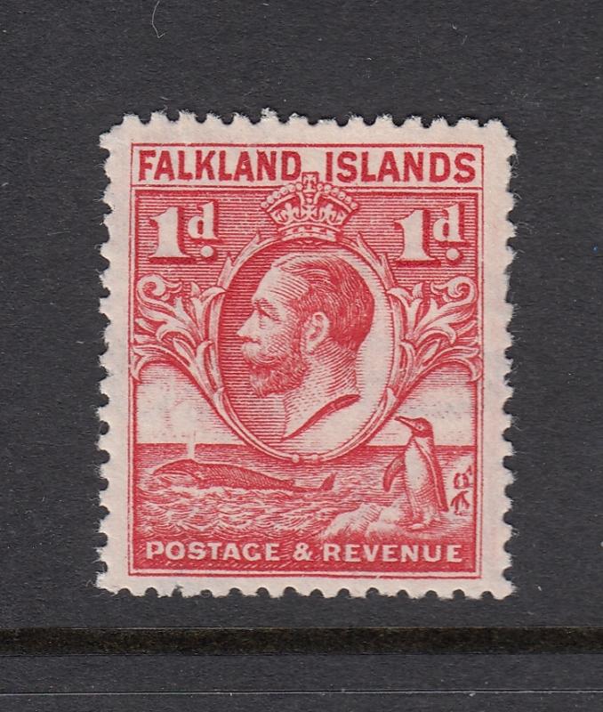 Falkland Islands 1936 Whale & Penguin 1d