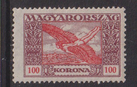 Hungary  #C6  MH 1924  Icarus 100k