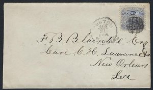 US 1869 Sc 114 EXTRA FINE CENTERING & FANCY CANCEL