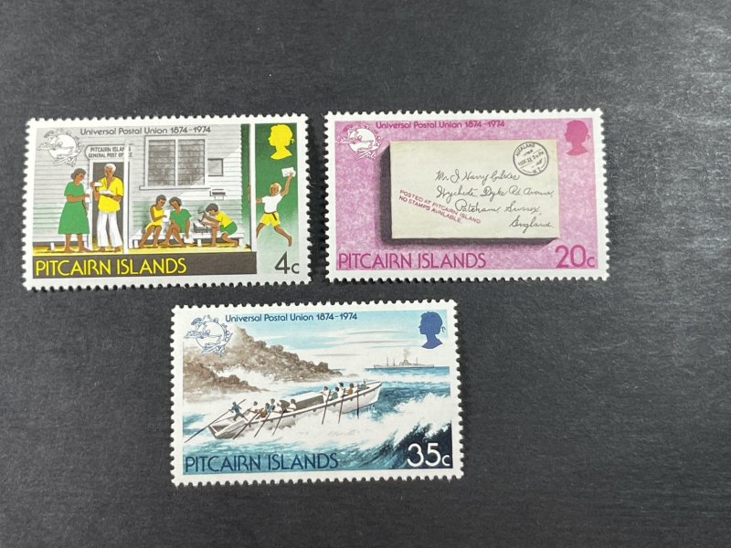 PITCAIRN ISLANDS # 141-143--MINT NEVER/HINGED----COMPLETE SET-----1974