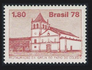 Brazil Restoration of Patio de Colegio Church Sao Paulo 1978 MNH SG#1725