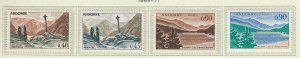 FRENCH ANDORRA mnh + mh SC. 165-166a     165a is mh