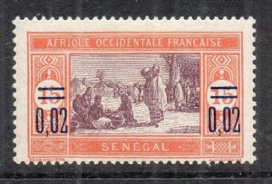 French Senegal 1918 Early Issue Fine Mint Hinged 2c. Surcharged NW-231101