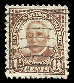 # 684 Used Brown Warren G. Harding XF+