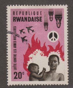 Rwanda 170 Campaign against nuclear weapons. 1966