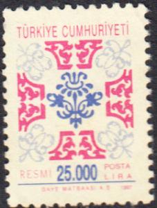 Turkey #O208 Used
