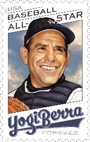 5608 Yogi Berra B1111111 Plate Position 3 Sheet of 20