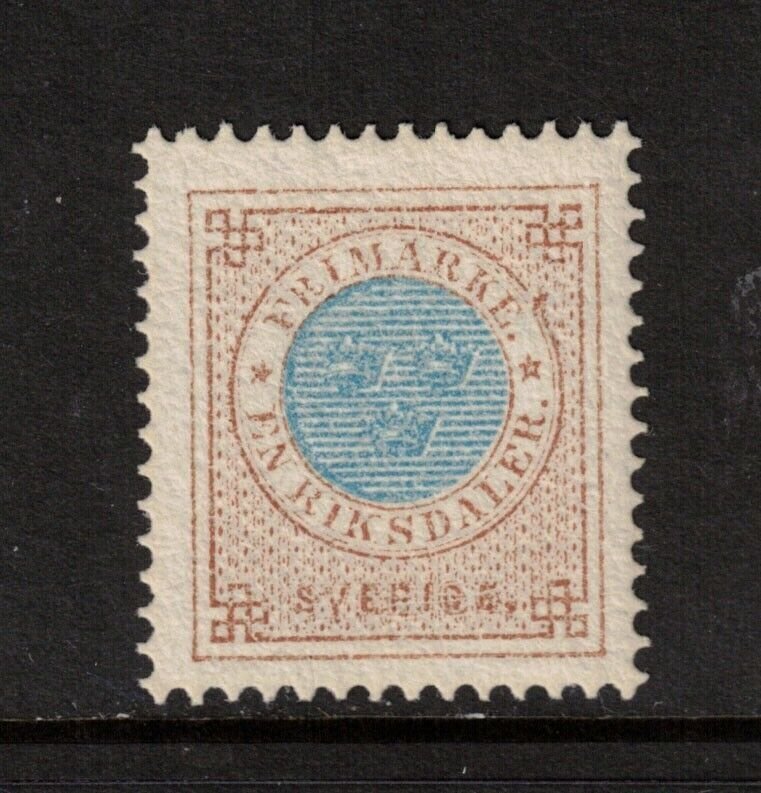 Sweden #37 (Facit #37) Extra Fine Never Hinged Gem Signed Sjoman