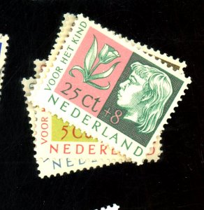 Netherlands #B259-63 MINT FVF OG LH Cat$20