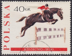 Poland 1476 Equestrian Horse Jumping 40GR 1967