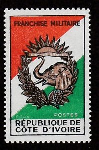 Ivory Coast #  M1, Military Stamp - Coat of Arms, Mint NH, 1/2 Cat.