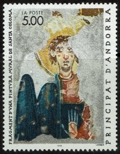 Andorra French #397  MNH - Religion Art Painting (1990)