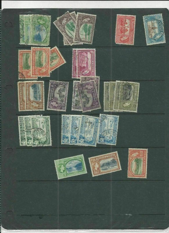 TRADE PRICE STAMPS TRINIDA AND TOBAGO DEALERS STOCK SHEET