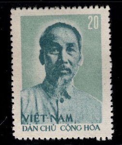 North Viet Nam Scott 54 unused 1957 Ho Chi Min stamp
