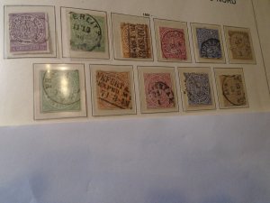 North German Confederation  # 1-11  used   Clear cancel  Complete set $178.00