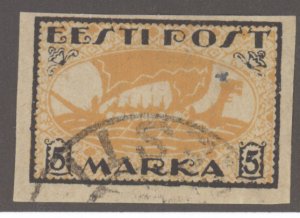 Estonia, Scott #35a, Used