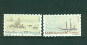 Greenland #268-69  (1994 Europa Expedition set) VFMNH CV $4.75