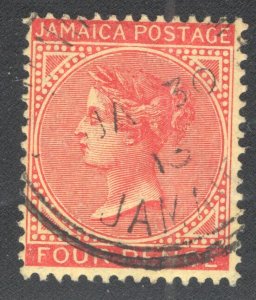 JAMAICA #50  Used  F/VF,  CV $7.50   ....   3080042