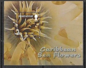 MONTSERRAT SGMS1320 2006 SEA FLOWERS  MNH 