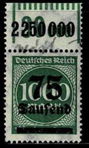 Germany 1923,Sc.#252 MNH Type II, Margin 1'11'1