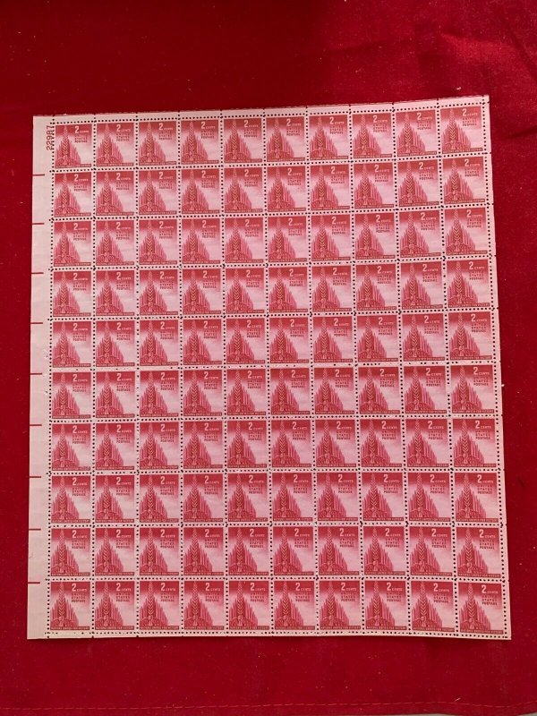 SCOTT 907 2 CENT ALLIED NATIONS MINT SHEET NH OG