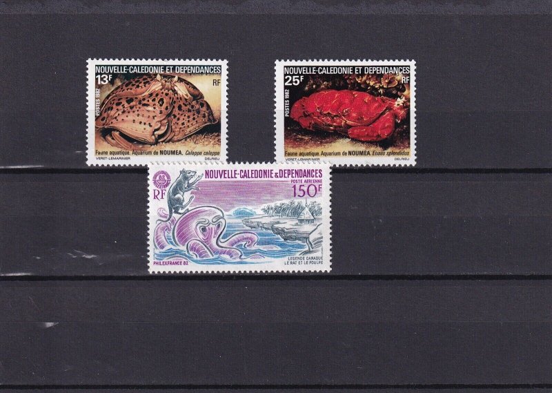 G015 New Caledonia 1982 Noumea Aquarium - Marine Life + airmail Philexfrance