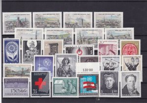 austria 1964-65 mnh and used stamps ref 10552