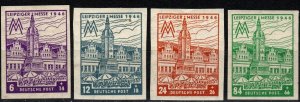 Germany  #14NB13-16 MNH Imperf (X6924)