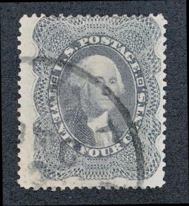 UNITED STATES (US) 37 USED, F-VF LIGHT CANCEL