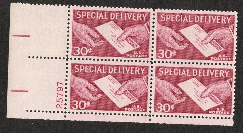 PL483 # E21  MNH Plate Block of 4 LL  #25797