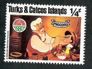 Turks and Caicos #442 Disney Mint Hinged single