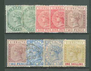 Gibraltar #8/21 Unused Multiple