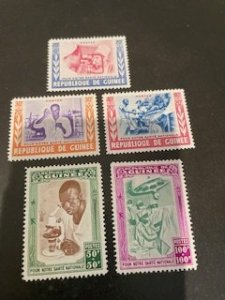 Guinea sc B12-B16 MNH comp set