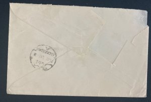 1935 Alexandria Egypt Airmail Cover To New Ramsgate England