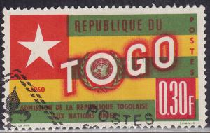 Togo 386 USED 1961 Togo's Admition to the UN .30 Fr