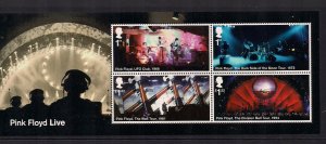 MS3855 2016 Pink Floyd miniature sheet UNMOUNTED MINT/MNH