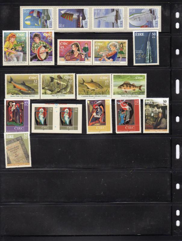 Ireland 2001 Year Set MNH