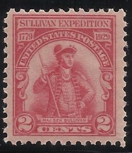 657 2c MNH F/VF Centering
