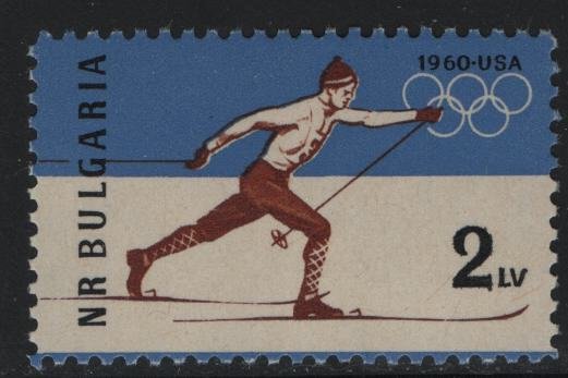 BULGARIA, 1094, MNH, 1960, SKIER