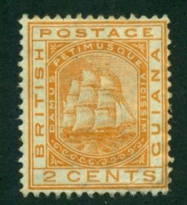 British Guiana 1882 #108 MH SCV (2022)=$60.00