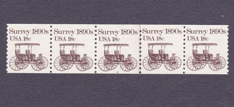 PNC5 18c Surrey 6 US #1907 MNH F-VF