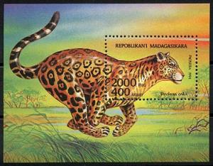 MADAGASCAR, PANTHERA, SOUVENIR SHEET NEVER HINGED