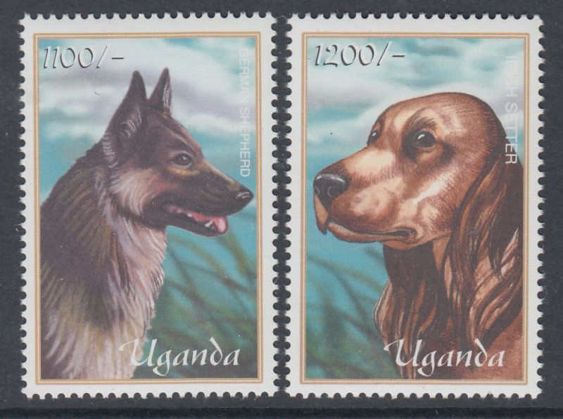 Uganda 1720-1721 Dogs MNH VF