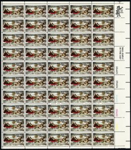 1551a, Buff Color Omitted Complete Sheet of 50 Stamps APS Cert Stuart Katz