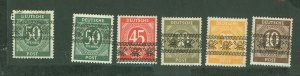 Germany #586/591 Unused
