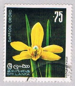 Sri Lanka 497 Used Flowers 1976 (BP54218)