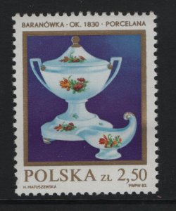 Poland  #2504  MNH  1982 porcelain and stoneware  2.50z