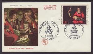 France 1150 Painting 1966 U/A FDC